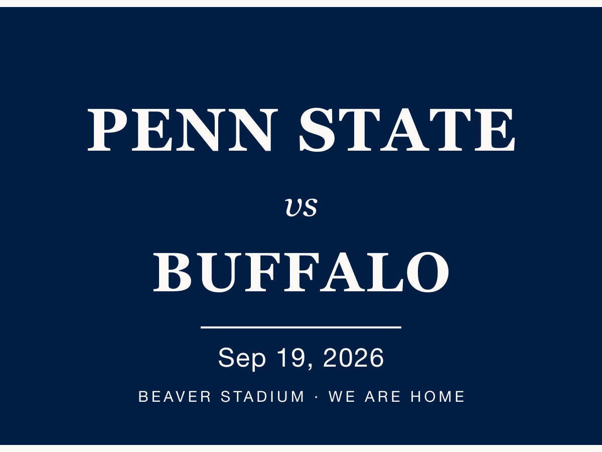 Penn State vs Buffalo — 2026 watch party