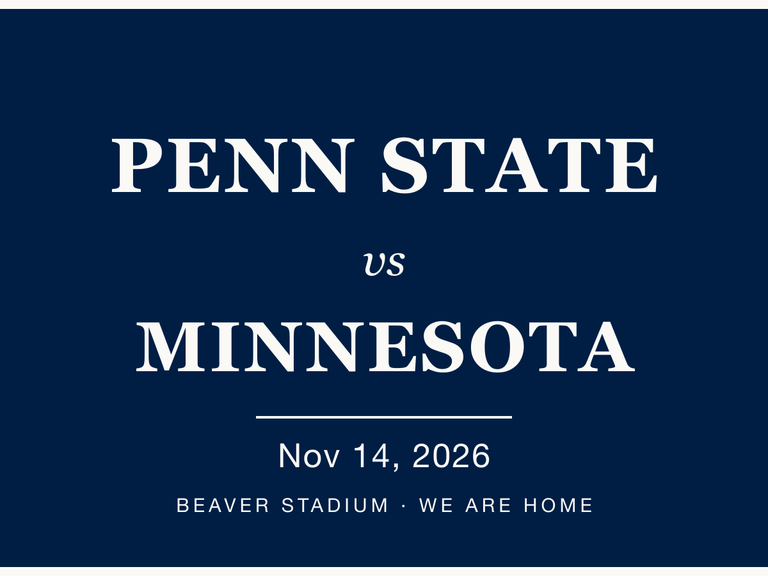 Penn State vs Minnesota — 2026 watch party