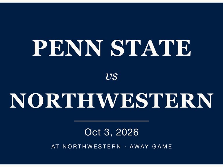 Penn State vs Northwestern — 2026 watch party