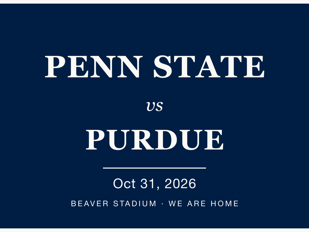 Penn State vs Purdue — 2026 watch party