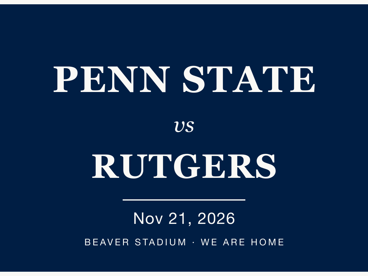 Penn State vs Rutgers — 2026 watch party