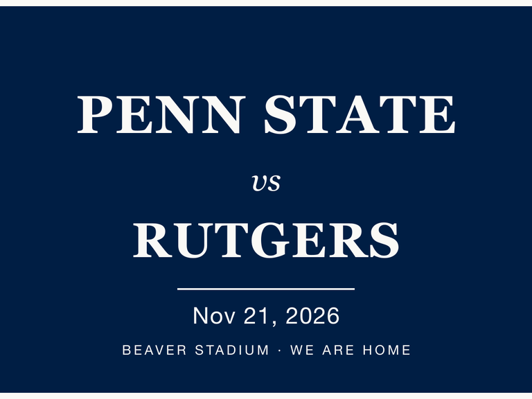 Penn State vs Rutgers — 2026 watch party