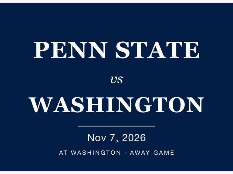 Penn State vs Washington — 2026 watch party